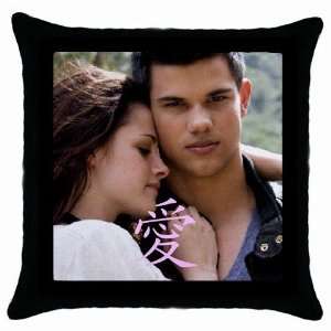 Twilight Love Jacob and Bella Throw Pillow Case  Kitchen 