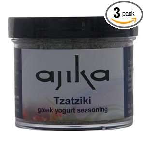 Ajika Tzatziki (Tatziki) Greek Yogurt Seasonings, 2 Ounce (Pack of 3 
