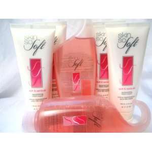  Avon Skin So Soft Shower Gel & Hand Cream   6 PC Set 