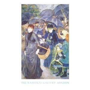  Umbrellas, The by Pierre Auguste Renoir 16.50X26.00. Art 