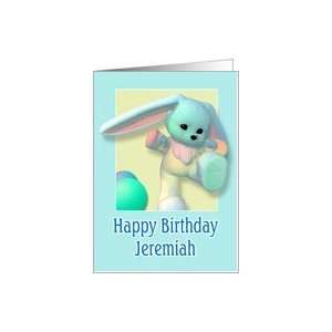  Jeremiah, Happy Birthday Bunny Card Health & Personal 