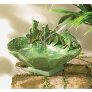  Alabastrite Frogs Water Fountain