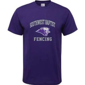  Southwest Baptist Bearcats Purple Youth Fencing Arch T 