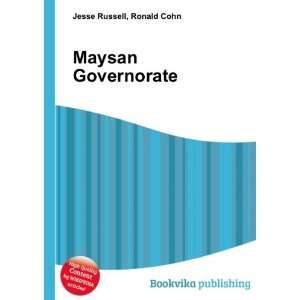  Maysan Governorate Ronald Cohn Jesse Russell Books