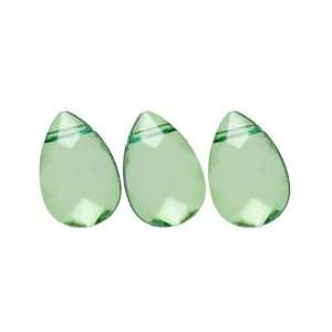  17pc Acrylic Green Teardrop   Jewelry Basics Acrylic Arts 