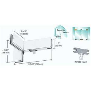   Hand Sidelite Transom Patch with Support Fin Bracket and INT300 Insert