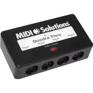  MIDI Solutions Quadra 4 Output MIDI Thru Box