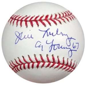  Jim Lonborg Autographed/Hand Signed MLB Baseball 67 Cy Young 