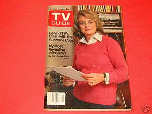 TV GUIDE magazine December 1, 1979 BARBARA WALTERS  