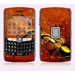 Orange Rose Decorative Skin Cover Decal Sticker for BlackBerry World 