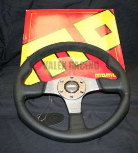 MOMO Steering Wheel Champion Black Leather/Suede 350mm  