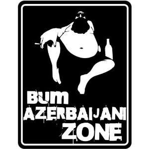  New  Bum Azerbaijani Zone  Azerbaijan Parking Sign 