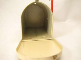 Vintage Tin Mailbox Bank Geese  