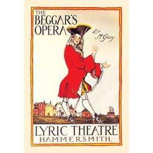  Vintage Art Beggars Opera at the Lyric Theatre   00699 4 