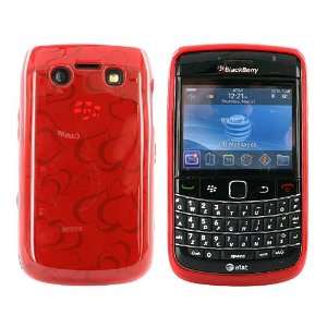  Blackberry Bold 9700 Charger+Screen+ Case Clear Red 