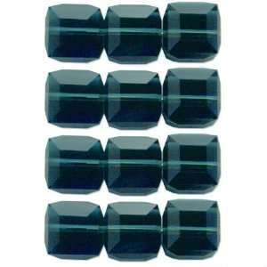  12 Montana Square Cube Swarovski Crystal Beads 5601 6mm 