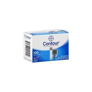 Bayer Contour Blood Glucose Test Strips 7090d, 100 count 