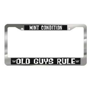  Old Guys Rule Mint Condition Lic Plate Frame Sports 