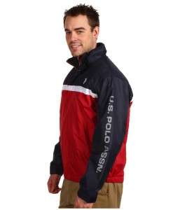 NEW NWT U.S. Polo Assn. Tri Color Jacket COAT RED WHITE BLUE NAVY XXL 