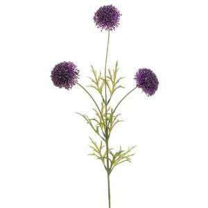  Faux 29 Berry Allium Spray X3 Two Tone Purple (Pack of 12 