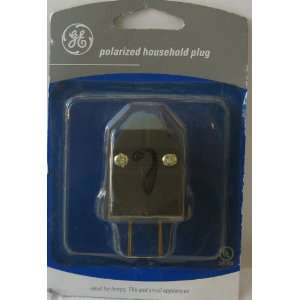  GE Polarized Household Plug   Ideal for lamps, TVs, and 