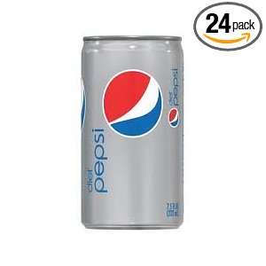 Pepsi Cola Soda 7.5oz Mini Cans 3/8 Grocery & Gourmet Food