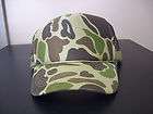Olive Green Camouflage Billed Cap 1 size fits all plas