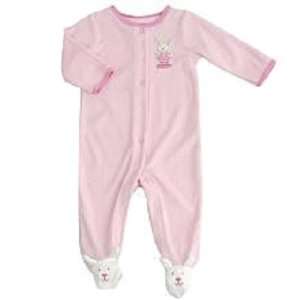 Carters Baby Girls Little Ballerina Terry Footed Easy Entry Sleep 
