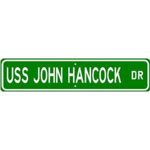  USS JOHN HANCOCK DD 981 Street Sign   Navy Sports 
