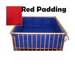  Kettler H9054 337 4 Sided Playpen Padding, Red Baby