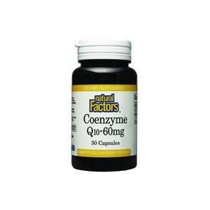  Natural Factors   Coenzyme Q10   60 mg   30 capsules 