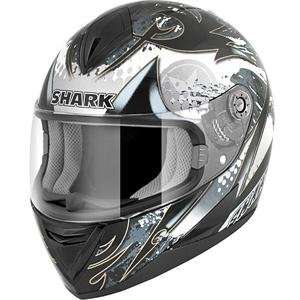  Shark S650 Rokx Helmet   Large/Black/Grey/White 
