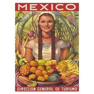 World Travel Poster Direccion General de Turismo Mexico Plenty of 