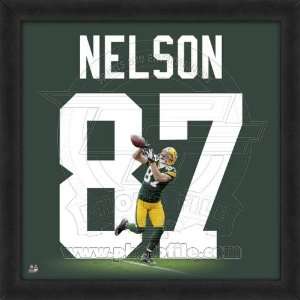  Jordy Nelson Green Bay Packers No. 87   NFL Framed 