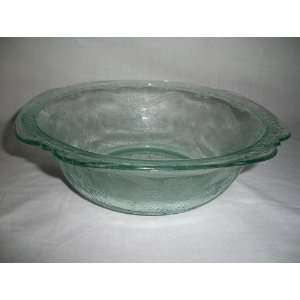   Federal Glass Madrid Green Serving Bowl Dish 