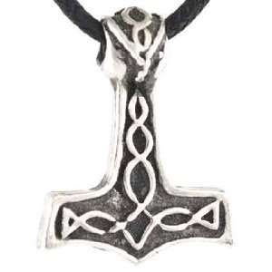 Norse Symbol of Thors Hammer Wisdom Pendant Necklace Charm Wicca 