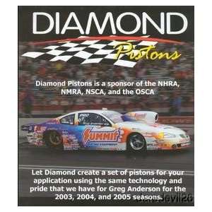   Greg Anderson Diamond Pistons Pontiac Grand Am Pro Stock NHRA postcard