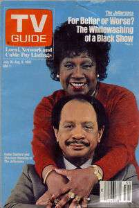 TV GUIDE JULY 30 1983 THE JEFFERSONS NY STATE EDITION  