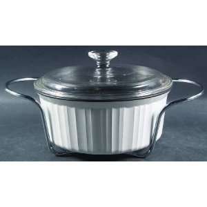  Corning French White (Bakeware) 2.5qt Round Covered 