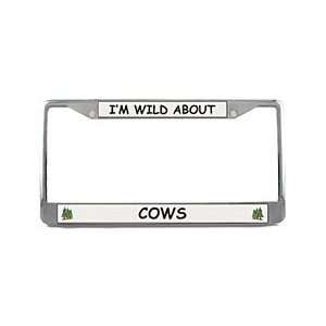  Cow License Plate Frame