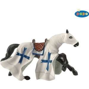  Papo 39364 Blue Crusaders Horse Toys & Games