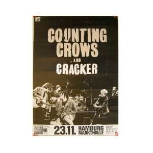Counting Crows Poster Cracker Band concert Hamburg