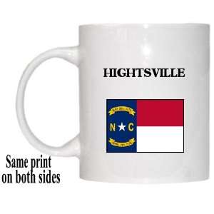  US State Flag   HIGHTSVILLE, North Carolina (NC) Mug 