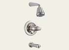   6615305 BN Riviera Single Handle Tub and Shower Faucet, Brushed Nickel