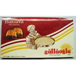 Gulluoglu Baklava with Pistachio,15 oz (425 g)  Grocery 