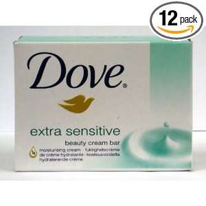  Dove Extra Sensitive Beauty Cream Bar Soap 100 G / 3.5 Oz 