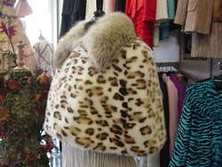 TULEH Designer RUNWAY SPotted MINK CAPE COAT $8,000  