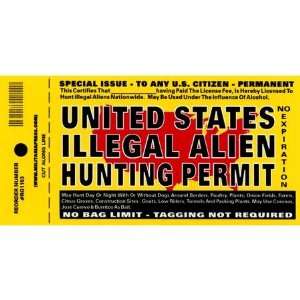  Illegal Alien Hunting Permit Automotive
