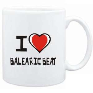  Mug White I love Balearic Beat  Music