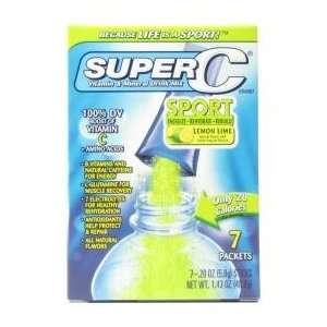  Super C Sport Drink Mix Packets Lemon Lime 7 Health 